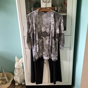 Perceptions sz 8 two piece outfit euc perfect for all occasions lightweight